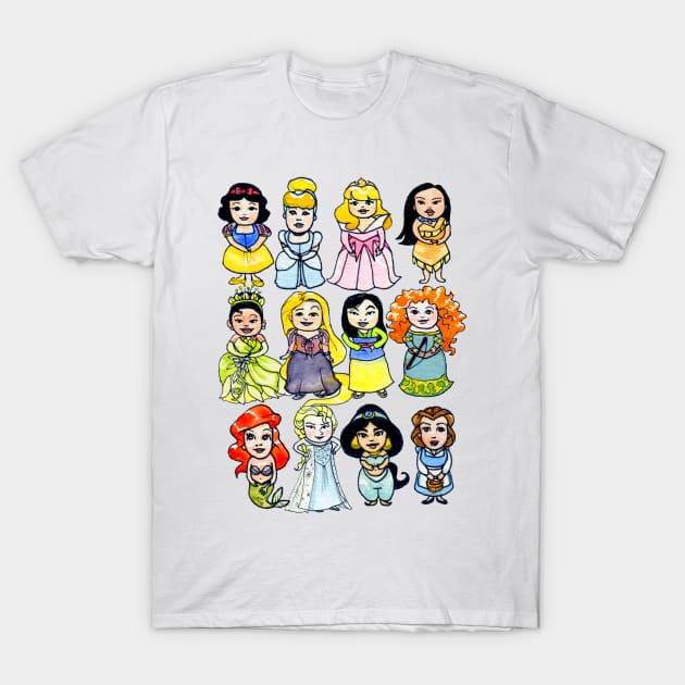 Princesses T-Shirt by danpaul